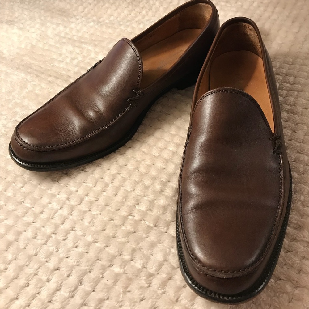 John Varvatos Leather Loafers